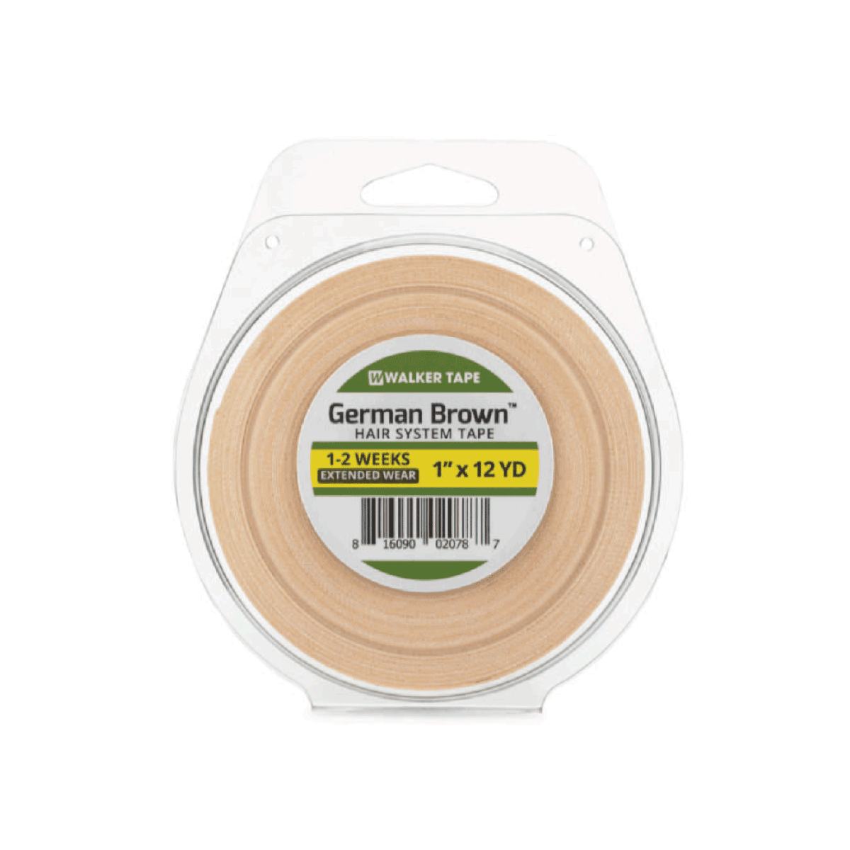 Walker Tape German Brown Tape Rolle (1" x 12YD) - dreamhair Shop