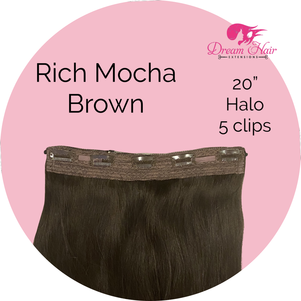 Rich Mocha Brown Halo