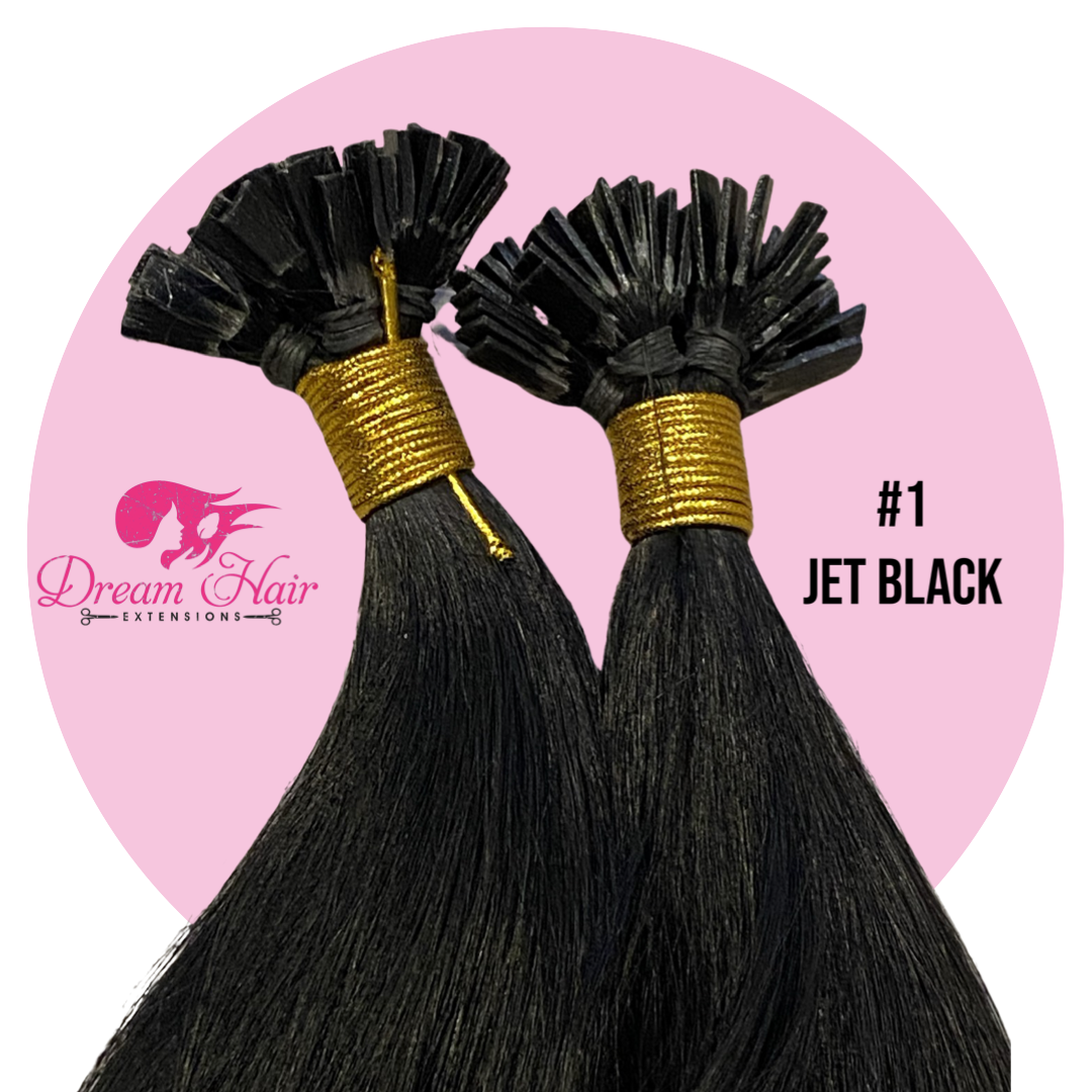 #1 Jet Black - Flat Tip